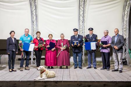 Nagrajenci Občine Tolmin 2021 (arhiv občine)